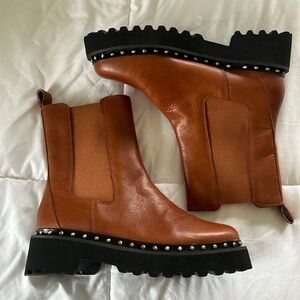 Brown Vince Camuto boots